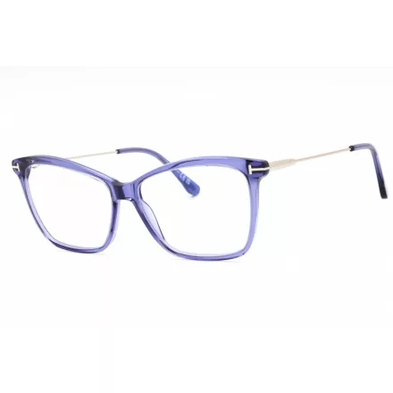Tom Ford FT5687-B szemüvegkeret csillógó átlátszó lila  / Clear demo lencsék női