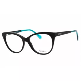   Max & Co MO5003 szemüvegkeret csillógó fekete/Clear demo lencsék női