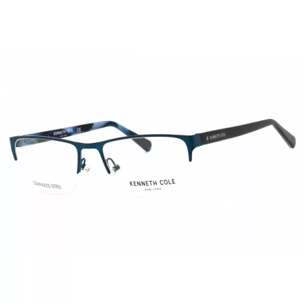 Kenneth Cole új York KC0313 szemüvegkeret matt kék/clear demo lencsék férfi