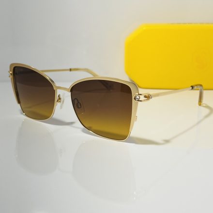 Swarovski SK0314 napszemüveg matt Deep arany / gradiens barna női