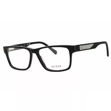 Guess GU50018 szemüvegkeret csillógó fekete/Clear demo lencsék férfi