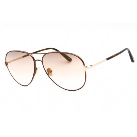 Tom Ford FT0823 napszemüveg csillógó sötét barna / barna Mirror Unisex férfi női