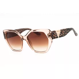 Guess GU7741 napszemüveg fényes bézs barna tükör női
