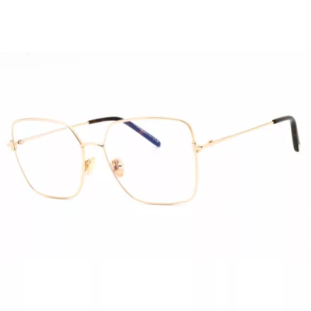 Tom Ford FT5739-B szemüvegkeret csillógó rózsa arany/clear/kék-világos blokk lencsék női