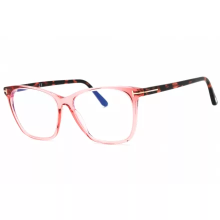 Tom Ford FT5762-B szemüvegkeret rózsaszín /másik/Clear/kék-világos blokk lencsék női
