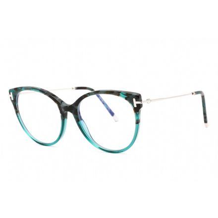 Tom Ford FT5770-B szemüvegkeret Teal barna / Clear női