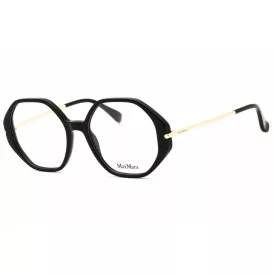   Max Mara MM5005 szemüvegkeret csillógó fekete/clear demo lencsék férfi