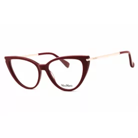   Max Mara MM5006 szemüvegkeret csillógó piros/clear demo lencsék női