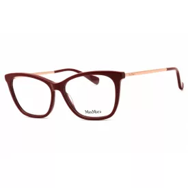  Max Mara MM5009 szemüvegkeret csillógó piros/clear demo lencsék női
