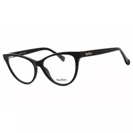   Max Mara MM5011 szemüvegkeret csillógó fekete/clear demo lencsék női