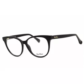   Max Mara MM5012 szemüvegkeret csillógó fekete/clear demo lencsék női