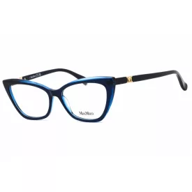   Max Mara MM5016 szemüvegkeret csillógó kék/Clear demo lencsék női