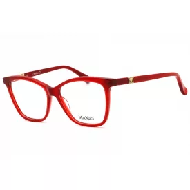  Max Mara MM5017 szemüvegkeret csillógó piros/clear demo lencsék női