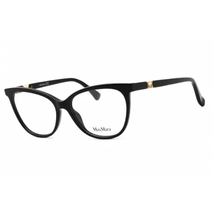 Max Mara MM5018 szemüvegkeret csillógó fekete/clear demo lencsék női