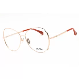   Max Mara MM5001-H szemüvegkeret csillógó rózsa arany/clear demo lencsék női