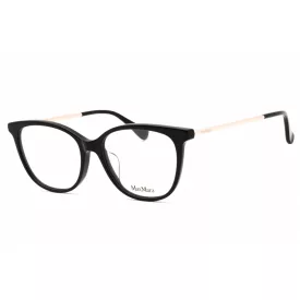   Max Mara MM5008-F szemüvegkeret csillógó fekete/clear demo lencsék női