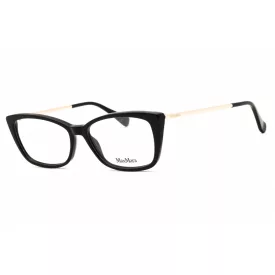   Max Mara MM5026 szemüvegkeret csillógó fekete/clear demo lencsék női