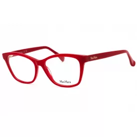   Max Mara MM5032 szemüvegkeret csillógó piros/clear demo lencsék női