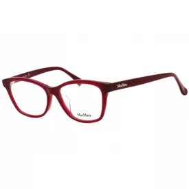   Max Mara MM5032-F szemüvegkeret csillógó piros/clear demo lencsék női