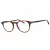 Tom Ford FT5803-B szemüvegkeret piros barna/clear/kék-világos blokk lencsék férfi