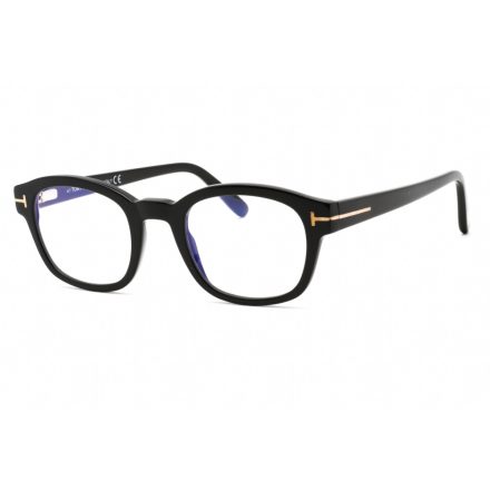 Tom Ford FT5808-B szemüvegkeret csillógó fekete / Clear lencsék Unisex férfi női