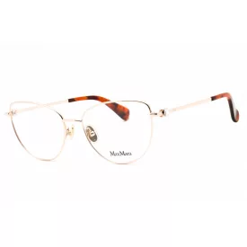   Max Mara MM5047 szemüvegkeret csillógó rózsa arany/clear demo lencsék női