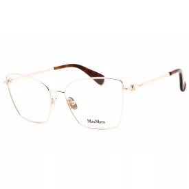   Max Mara MM5048 szemüvegkeret csillógó rózsa arany/clear demo lencsék női
