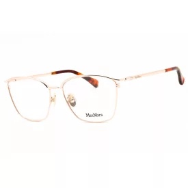   Max Mara MM5056 szemüvegkeret csillógó rózsa arany/Clear demo lencsék női