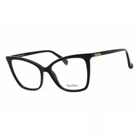   Max Mara MM5060 szemüvegkeret csillógó fekete/clear demo lencsék női