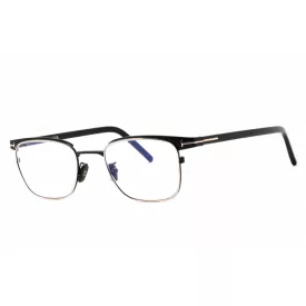   Tom Ford FT5854-D-B szemüvegkeret csillógó fekete/clear/kék-világos blokk lencsék férfi