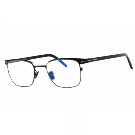 Tom Ford FT5854-D-B szemüvegkeret fekete/másik/clear/kék-világos blokk lencsék férfi