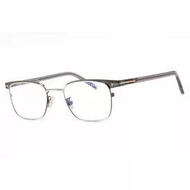   Tom Ford FT5854-D-B szemüvegkeret csillógó szürke/clear/kék-világos blokk lencsék férfi