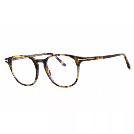 Tom Ford FT5832-B szemüvegkeret  barna/clear/kék-világos blokk lencsék férfi