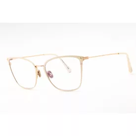   Tom Ford FT5839-B szemüvegkeret elefántcsont/clear/kék-világos blokk lencsék női