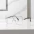 Tom Ford FT5841-B szemüvegkeret csillógó palladium/Clear/kék-világos blokk lencsék női
