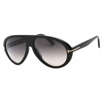 Tom Ford FT0988 napszemüveg csillógó fekete / gradiens füstszürke Unisex férfi női