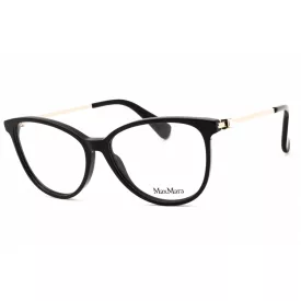   Max Mara MM5078 szemüvegkeret csillógó fekete/clear demo lencsék női