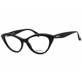   Max Mara MM5083 szemüvegkeret csillógó fekete/clear demo lencsék női