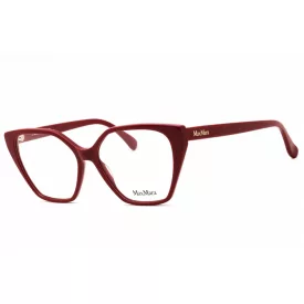   Max Mara MM5085 szemüvegkeret csillógó piros/clear demo lencsék női