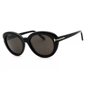   Tom Ford FT1009 napszemüveg csillógó fekete  / füstszürke női