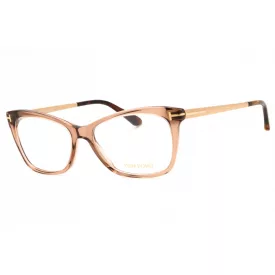   Tom Ford FT5353 szemüvegkeret csillógó világos barna/clear demo lencsék női