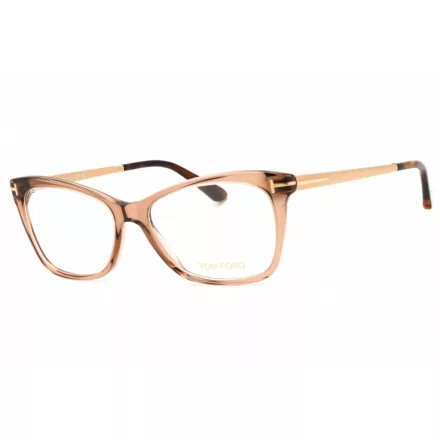 Tom Ford FT5353 szemüvegkeret csillógó világos barna/clear demo lencsék női