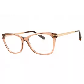   Tom Ford FT5353 szemüvegkeret csillógó világos barna/clear demo lencsék női