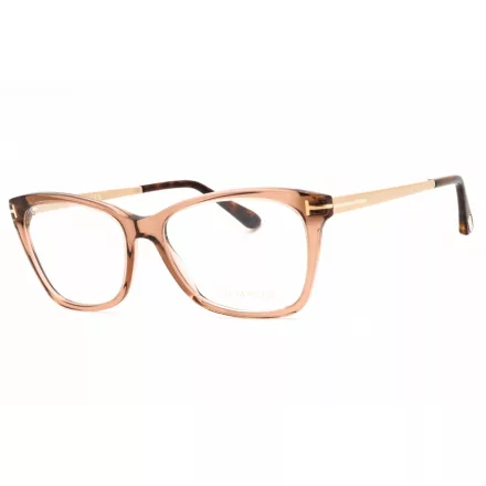 Tom Ford FT5353 szemüvegkeret csillógó világos barna/clear demo lencsék női