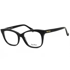   Max Mara MM5094 szemüvegkeret csillógó fekete/clear demo lencsék női