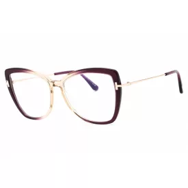   Tom Ford FT5882-B szemüvegkeret violet/másik/clear/kék-világos blokk lencsék női