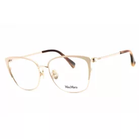   Max Mara MM5106 szemüvegkeret csillógó rózsa arany/clear demo lencsék női