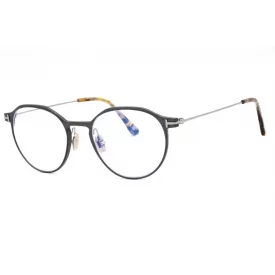   Tom Ford FT5866-B szemüvegkeret matt sötét ruténium/csillógó szürke barna/Clear/kék- férfi
