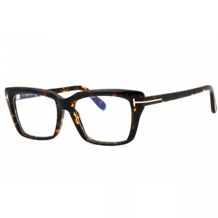 Tom Ford FT5894-B szemüvegkeret sötét havanaclear/kék-világos blokk lencsék női