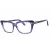Tom Ford FT5894-B szemüvegkeret csillógó violet/clear/kék-világos blokk lencsék női
